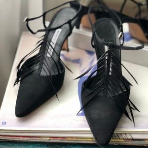 Manolo Blahnik Black Pumps Size 38.5 ✨